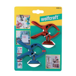 WF3638100 WOLFCRAFT MICROFIX 30 mm COMPACT spaustukas su JIG 2vnt.