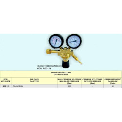 RED113               CO2/AR 2 krypčių reduktorius RED113 32l/min