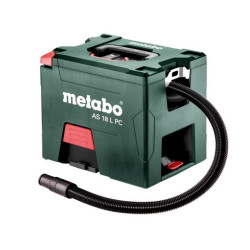 602021850 METABO.AS 18 L KARKASINIS DULKIŲ SIURBLYS SU RANKINIU FILTRU