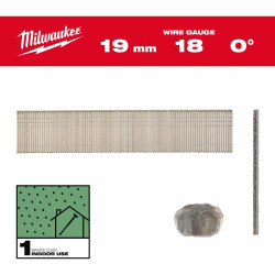 4932492550 MILWAUKEE STICK 18G/19mm /10000vnt. - M18FN18GS