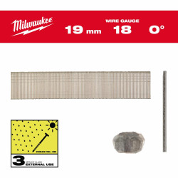 4932492558 MILWAUKEE INOX 18G/19mm /10000vnt. - M18FN18GS