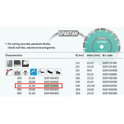 SUSP350400 HIT DISKAS D.SANKYO UNIW.SEG. 350x25,4 mm