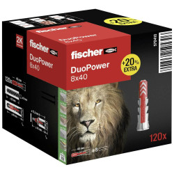 570410 FISCHER DUOPOWER 8x40 100 vnt. +20% NEMOKAMAI