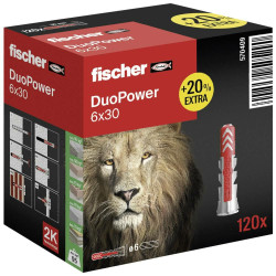 570409 FISCHER DUOPOWER 6x30 100vnt. +20% NEMOKAMAI