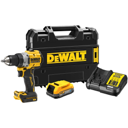 DCD805E1T-QW DEWALT WIERTARKO-WKRĘTARKA UDAROWA 18V 90Nm 1x1,7Ah POWERSTACK BL TSTAK DCD805E1T