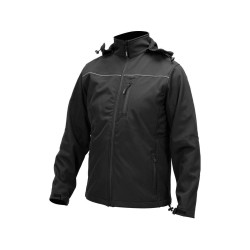 YT-79555 YATO SOFTSHELL STRIUKĖ SU GOBTUVU JUODA XXXL DYDIS