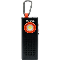 YT-08557 YATO DARBO ŽIBINTUVĖLIS 500LM, 2000MAH, GARSIAKALBIS