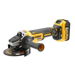 DCG405P2-QW DEWALT SZLIFIERKA KĄTOWA 18V 125mm 2x5,0Ah XR LI-ION BEZSZCZOTKOWA DCG405P2