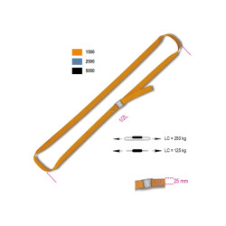 8188F-25-2.5 BETA RESTRAINT diržas 250 kg/2,5 m/25 mm