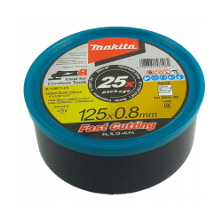 E-10877-25 MAKITA TARCZA DO CIĘCIA METALU 125mm x 0,8mm x 22,23mm /25szt.