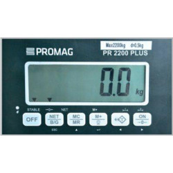 01-010PLUS PADĖKLŲ VEŽIMĖLIS SU "PROMAG PR 2200/1155 G/PT" SVARSTYKLĖMIS