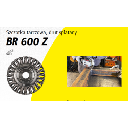 358343 K.Šlifavimo diskas 125mm M14 BR600Z Nerūdijančio plieno ritės viela