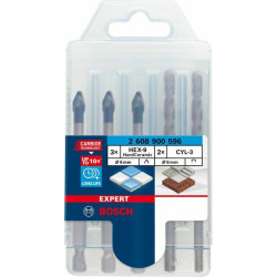 2608900596 BOSCH HEX-9 HARD CERAMIC DRILL HANDLE SET 5vnt. EXPERT MIX