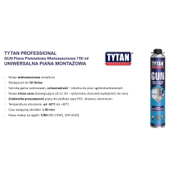 10049923 TYTAN MULTISPOSE GUN PIANO 750ml PROFESSIONAL -10C