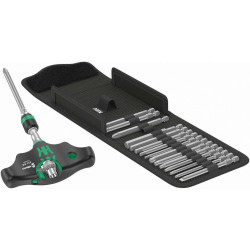 05023471001 WERA SET KOŃ. SU GRZ. T tipo 1/4" 17cz ETUI KRAFTFORM KOMPAKT 400 RA SET1