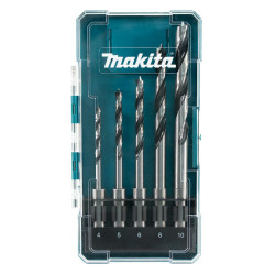 E-15148-12 MAKITA SDS+ gręžtuvų rinkinys medienai 5vnt. (x12)