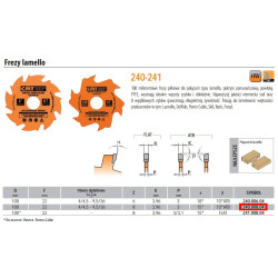 240.008.04 CMT FREZOS D 100 K 3,96 Z 8 F 22 BRIAUNOMS .