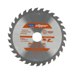 70184608053 NORTON TARGET TOOLS 190mm x 30mm x 30z MEDIENOS IR KOMPOSITETŲ ATB (2,8 / 1,8)
