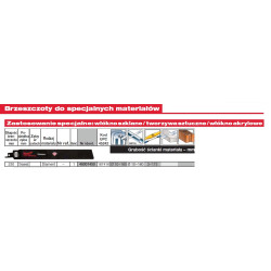 48001450 MILVOKIO BUKAS. 230mm DIAMOND /1vnt. GRUBUS DANTIS...