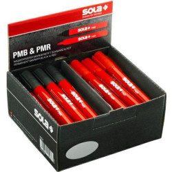66088142 SOLA MARKER UNIWERSALNY PMBR SET WODOODPORNY OPAKOWANIE 40 SZTUK CZARNY/CZERWONY