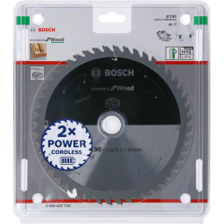 2608837710 BOSCH STANDARD WOOD ACCU pjūklo diskas 190x30x48z