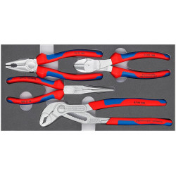 002001V17 "KNIPEX" 4 REPLIŲ RINKINYS. /PANKA...