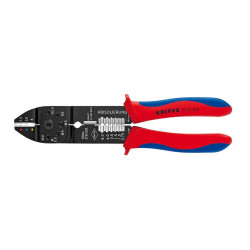 9721215 KNIPEX 230 mm žnyplės izoliuotiems galams užspausti...