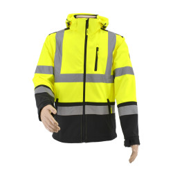 AW02665 AW SOFTSHELL STRIUKĖ T3/REFLECTIVE/ XXXL